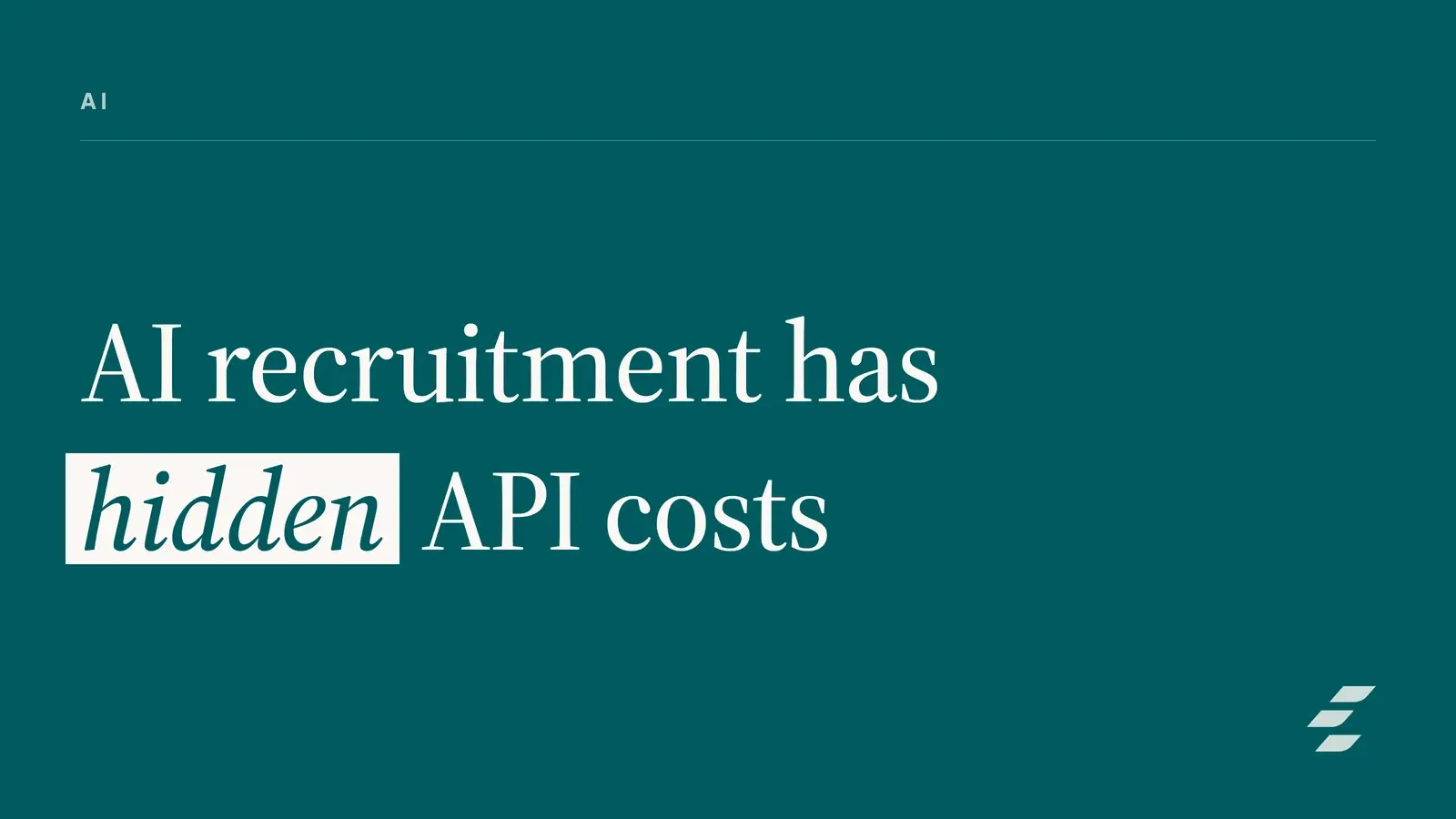 Featured image for Beyond Subscription Fees: A Startup's API Cost Analysis of AI vs. Traditional Recruitment Tech