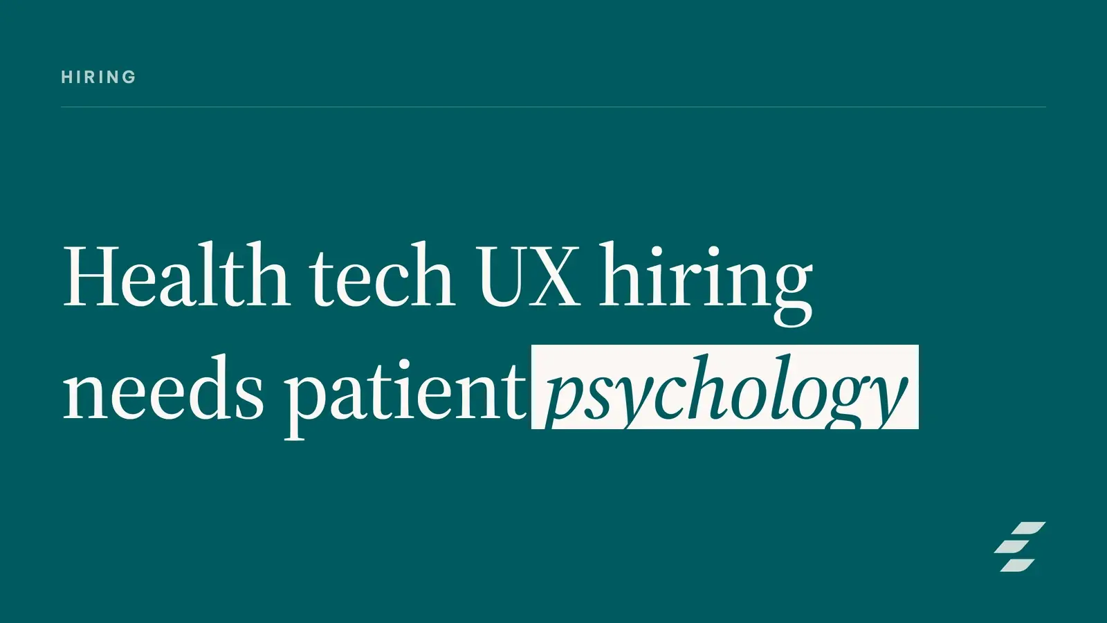 Featured image for Mastering UX/UI Hiring for Patient-Centric Design in Digital Health Startups